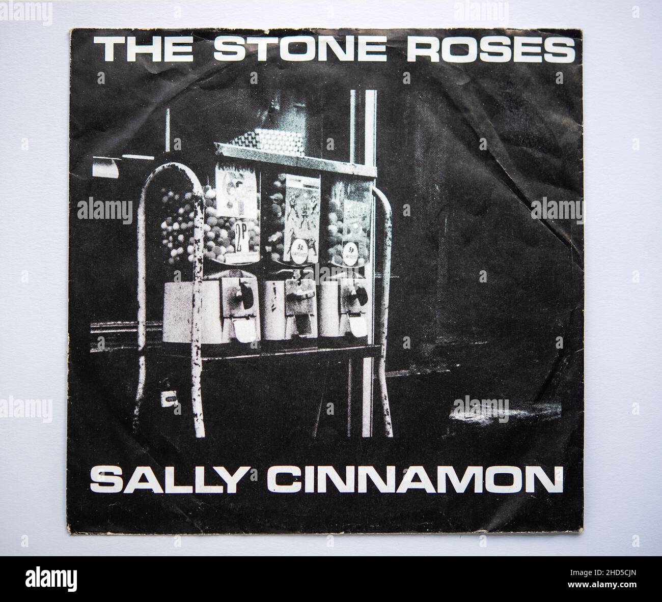 Copertina del singolo Sally Cinnamon della band di Manchester The Stone Roses, uscito nel 1987 Foto Stock