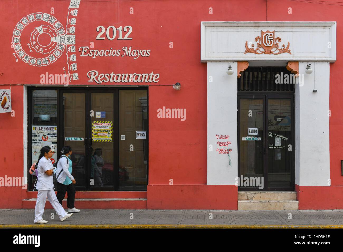Scena stradale, Centro, Merida , Messico Foto Stock