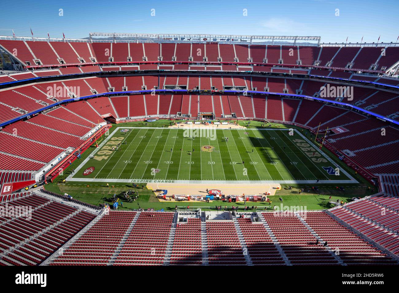 Santa Clara, Stati Uniti. 02nd Jan 2022. Stadio di Levi prima dell'inizio  della partita tra San Francisco 49ers e Houston Texans a Santa Clara,  California, domenica 2 gennaio 2022. (Image of Sport/Neville