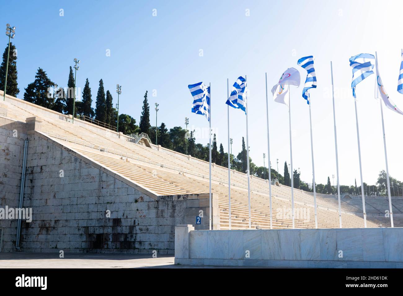 Stadio Panathenaic di Atene, Grecia Foto Stock