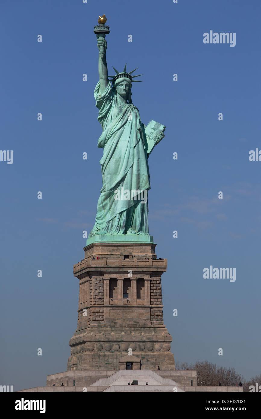 Statua della libertà - libertà che illumina il mondo Foto Stock