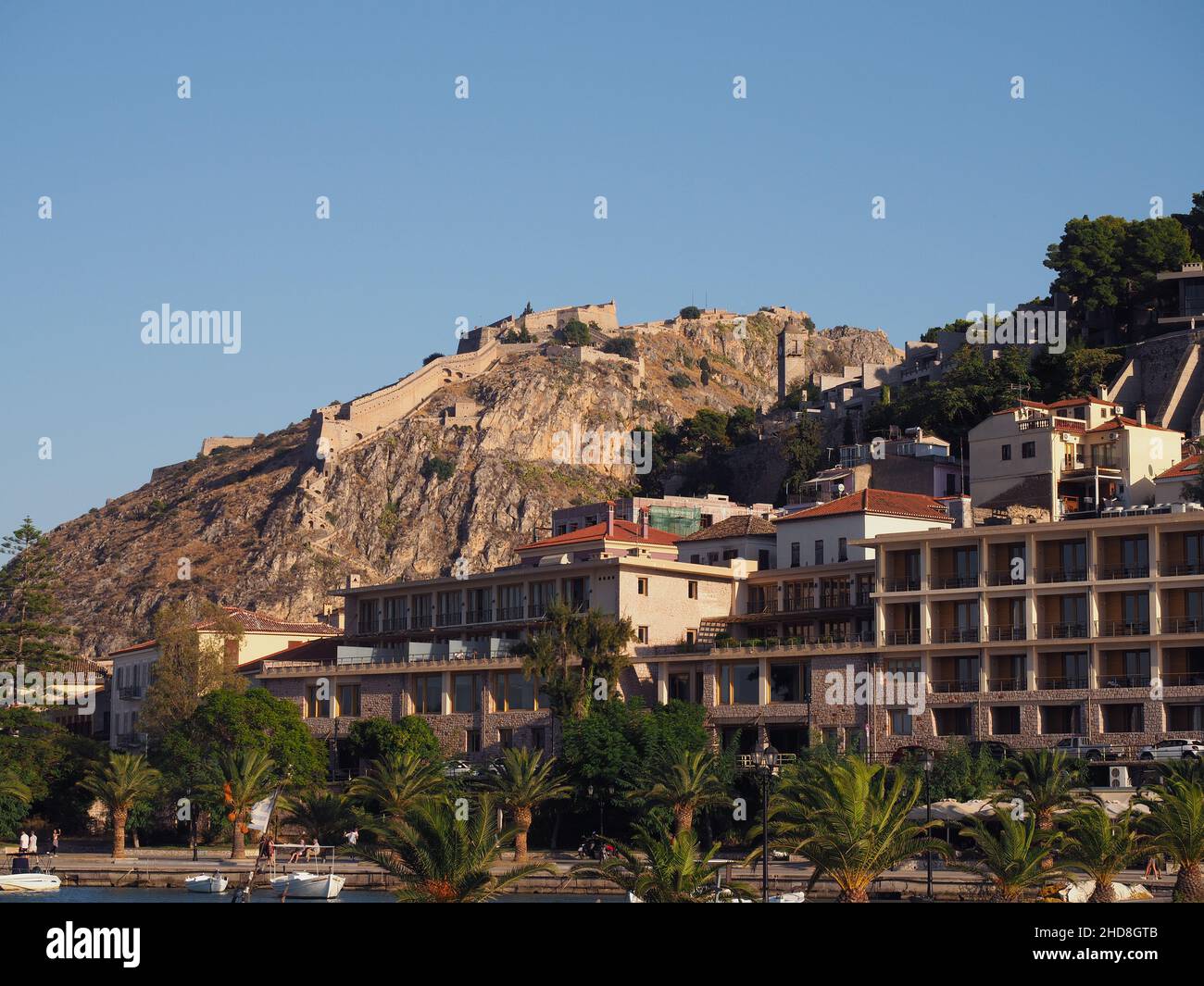 Castello di Palamidi, Nafplio Grecia Foto Stock
