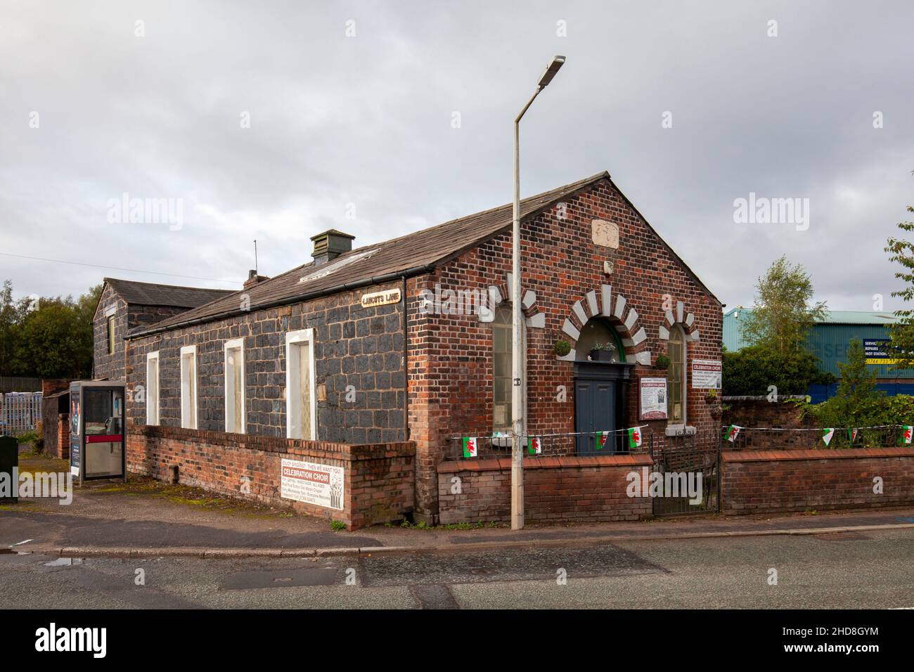 SUTTON OAK WELSH CHAPEL, ST HELENS, INGHILTERRA. EDIFICIO CLASSIFICATO DI GRADO II. COSTRUITO NEL 1846. Foto Stock