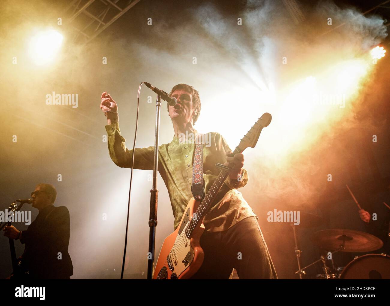 Johnny Marr all'Università di Leeds. Foto Stock