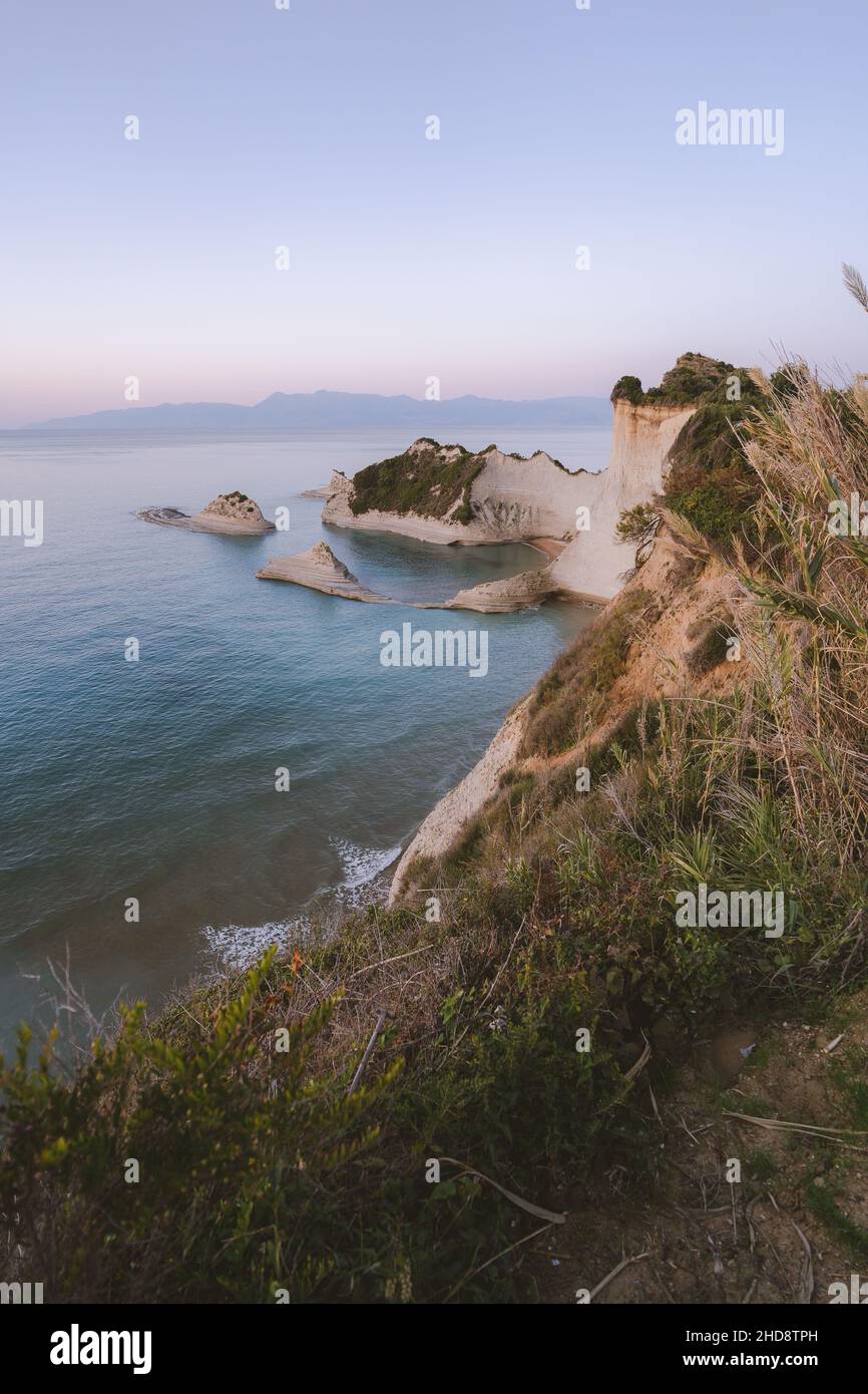 Capo drastis durante il tramonto Foto Stock