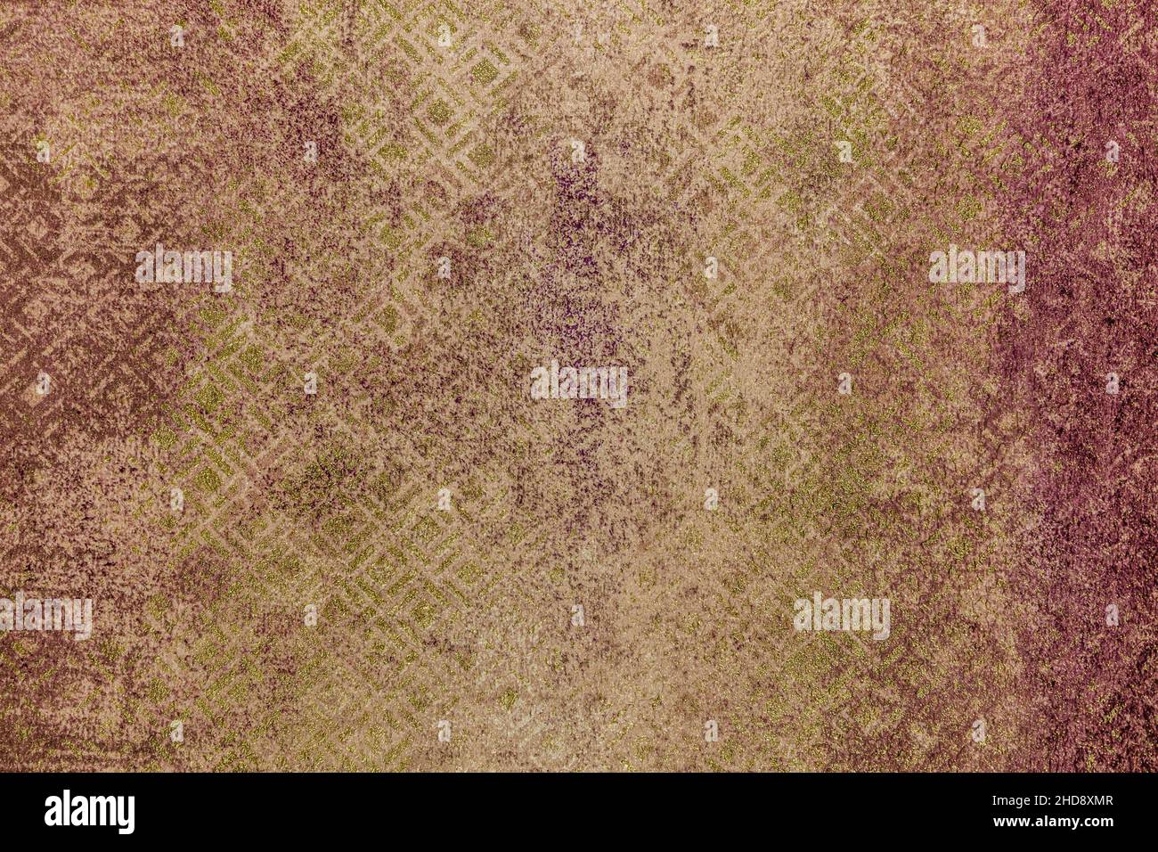 texture vintage damask, sfondo colorato senza cuciture Foto Stock