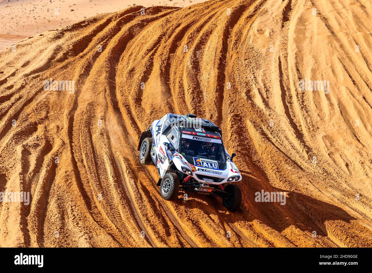 316 Costes Lionel (fra), Tressens Christophe (fra), PH Sport Dans les pas de Lea, PH Sport Zephyr, T4 FIA SSV, W2RC, azione durante la tappa 3 del Rally Dakar 2022 tra al Qaysuma e al Qaysuma, il 4th 2022 gennaio ad al Qaysuma, Arabia Saudita - Foto: Frederic le Floc H/DPPI/LiveMedia Foto Stock