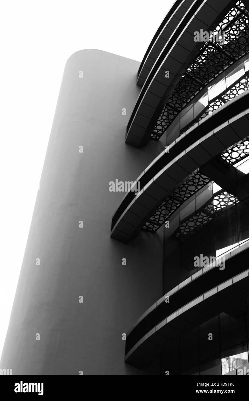 Architettura moderna dello stadio Foto Stock