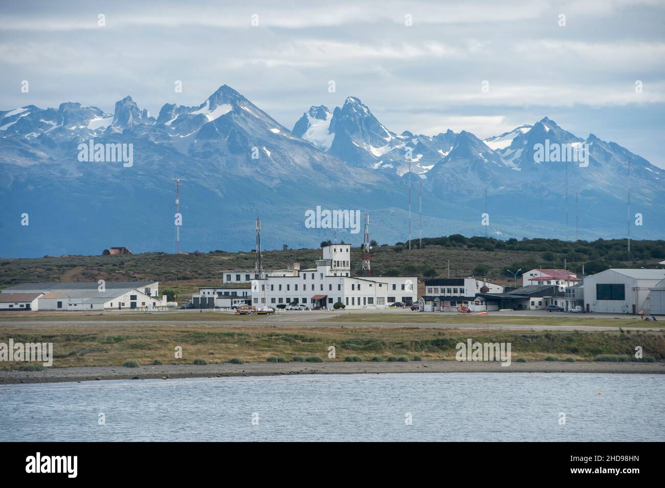 Aeroporto di Ushuaia Tierra del Fuago, Argentina Foto Stock