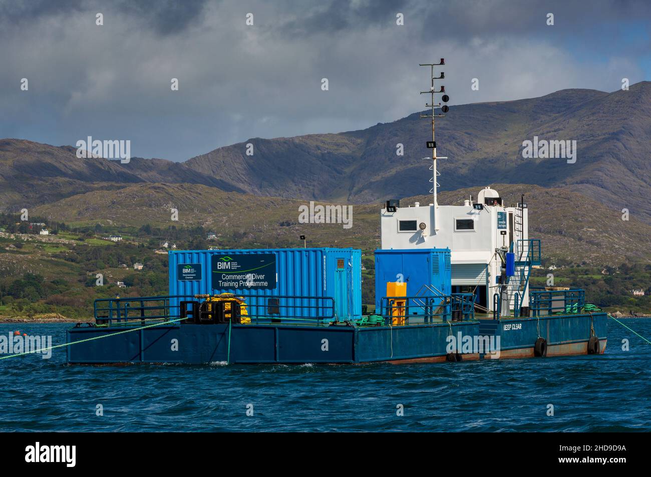 Commercial Diving Training Center, Castletownbere, County Cork, Irlanda Foto Stock