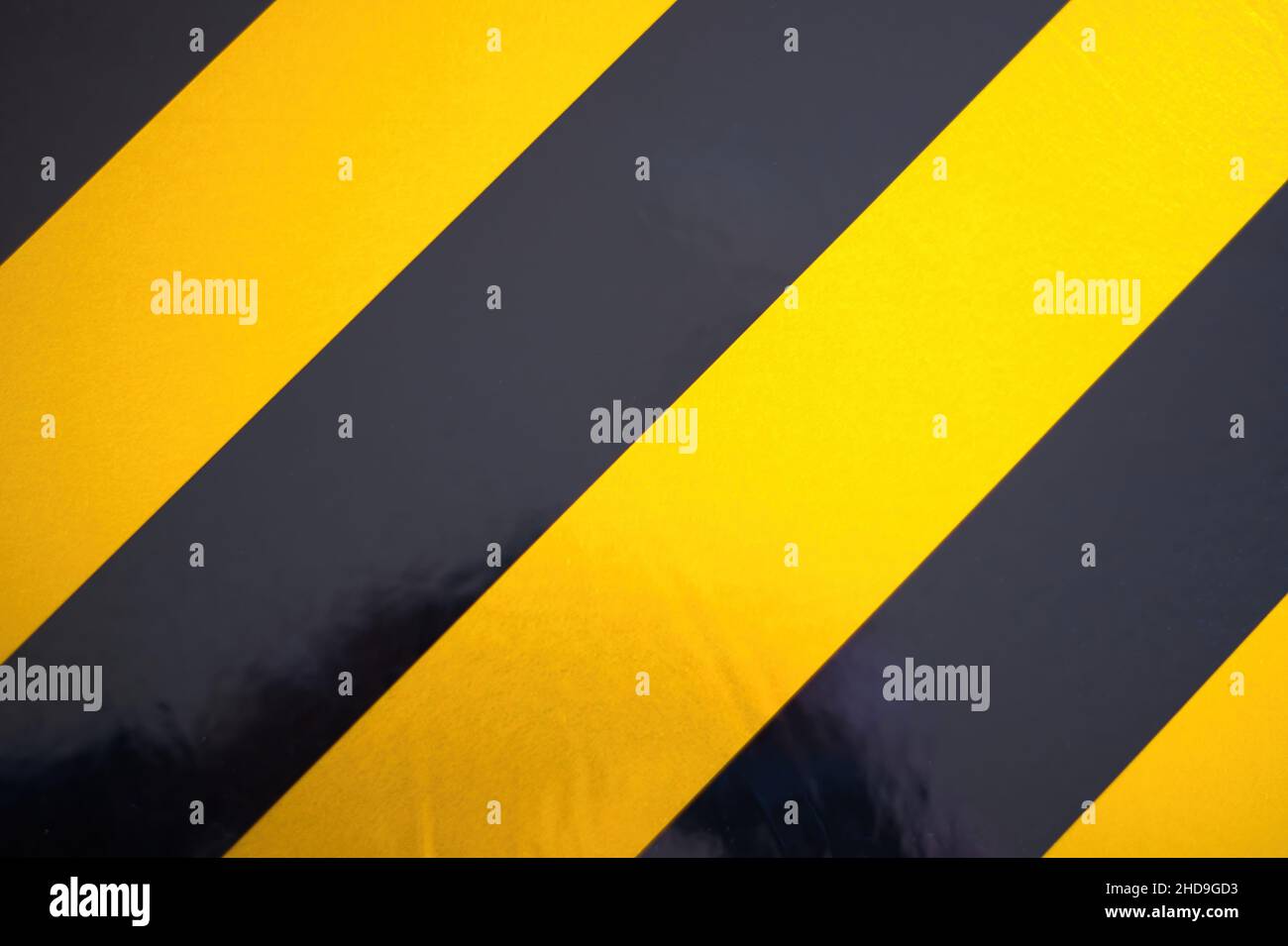 Sfondo di linee gialle e nere Foto Stock