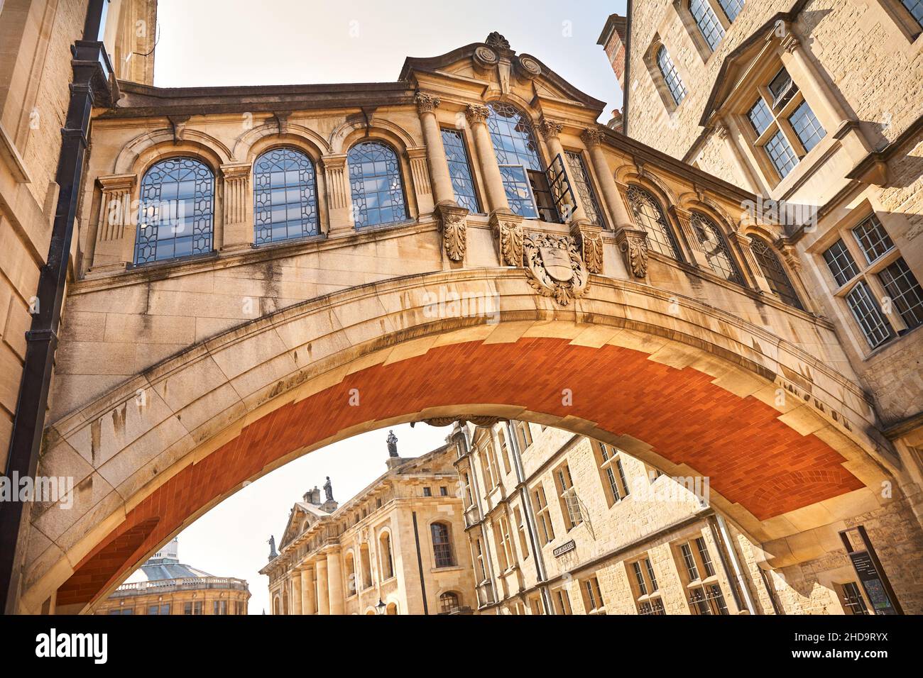 Università di Oxford, il ponte di Hertford Foto Stock