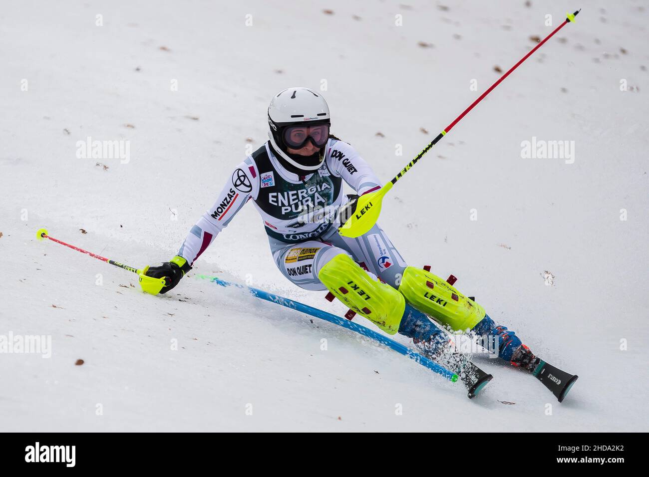 Zagabria, Croazia, 4th gennaio 2022. Gabriela Capova della Repubblica Ceca compete durante il Trofeo della Regina della neve della Coppa del mondo di sci Audi FIS - Slalom femminile a Zagabria. Gennaio 04, 2022. Credit: Nikola Krstic/Alamy Foto Stock