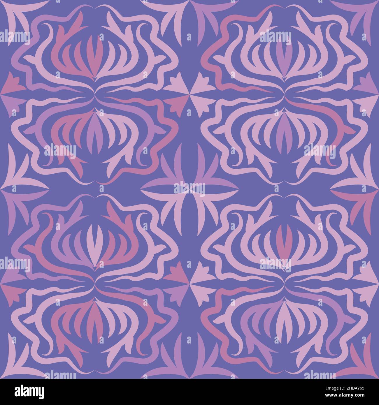 ornamento vettoriale senza giunture molto peri ogee Illustrazione Vettoriale