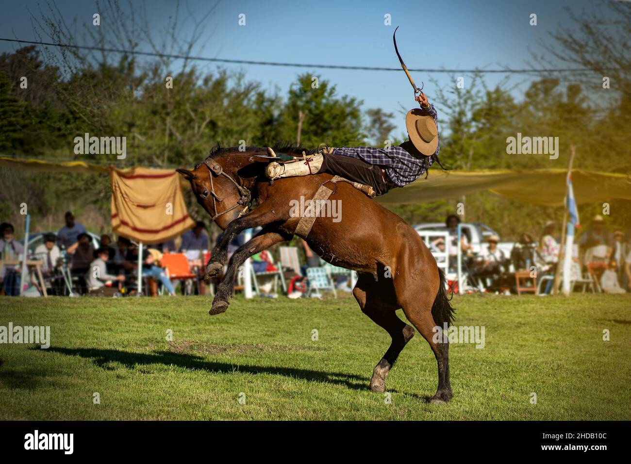 Sport della cultura argentina. Cultura di Gaucho Foto Stock