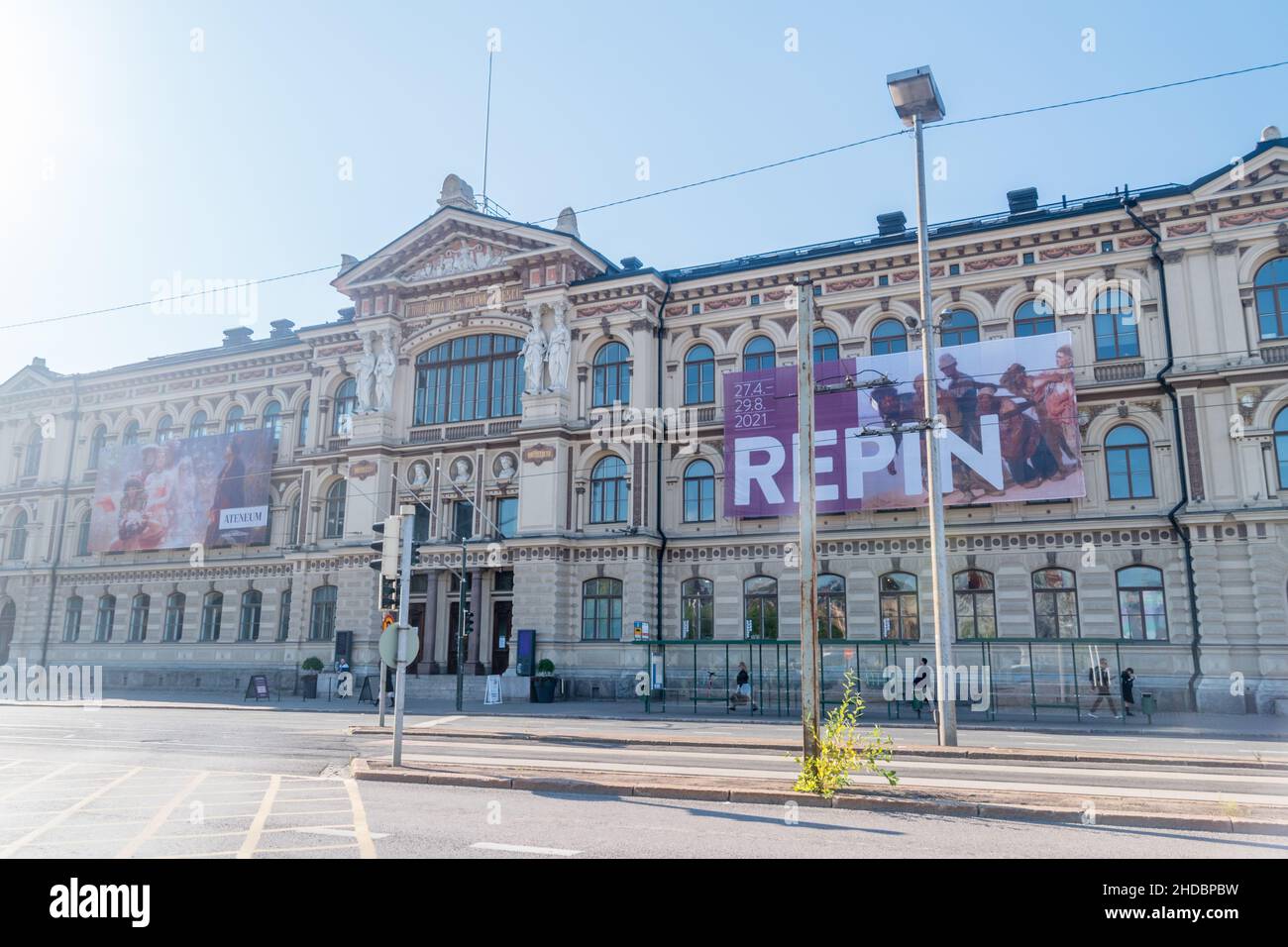 Helsinki, Finlandia - 5 agosto 2021: Museo d'Arte Ateneum. Foto Stock