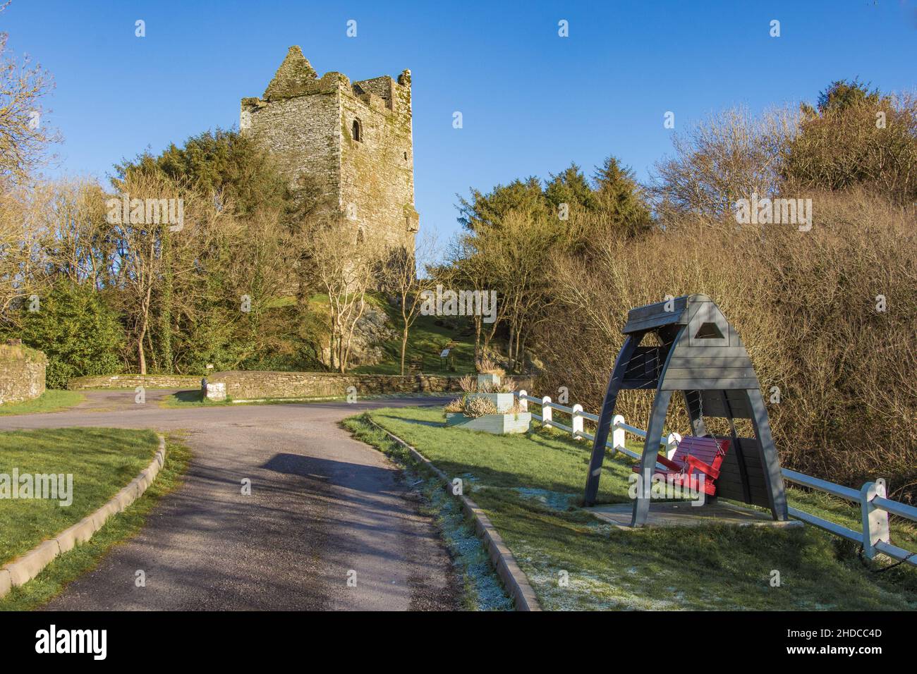 Castello di Ballinacarriga, Ballynacarriga, Dunmanway, Co. Cork Foto Stock