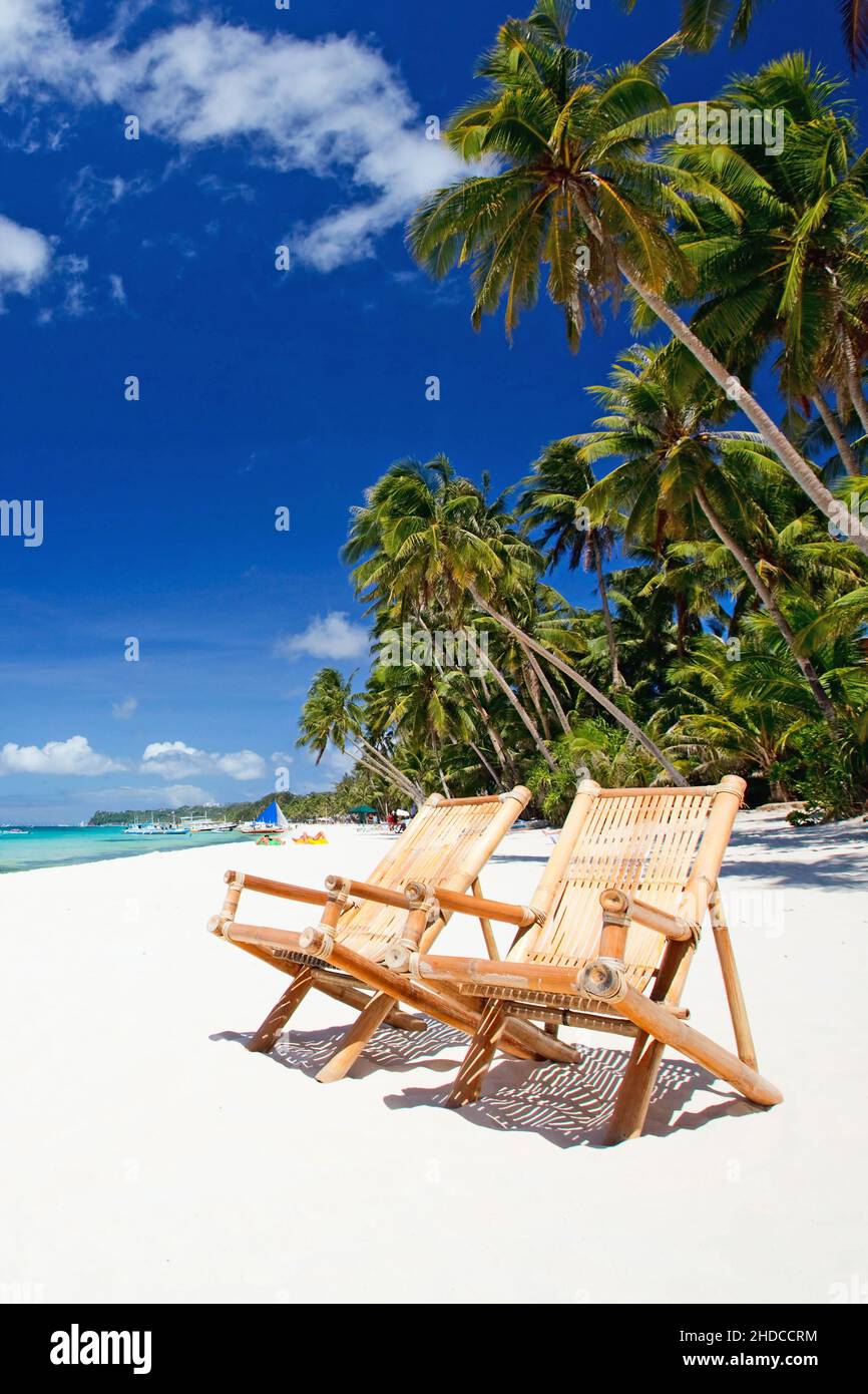 Il Boracay, Phillippinen, Insel, Strand, Offenburg, Foto Stock
