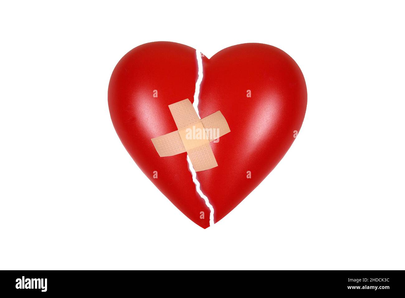Rotes Herz, organo, Gesundheit, Körperteil, Gebrochenes Herz, Schmerz, Liebeskummer, Trauer, Foto Stock
