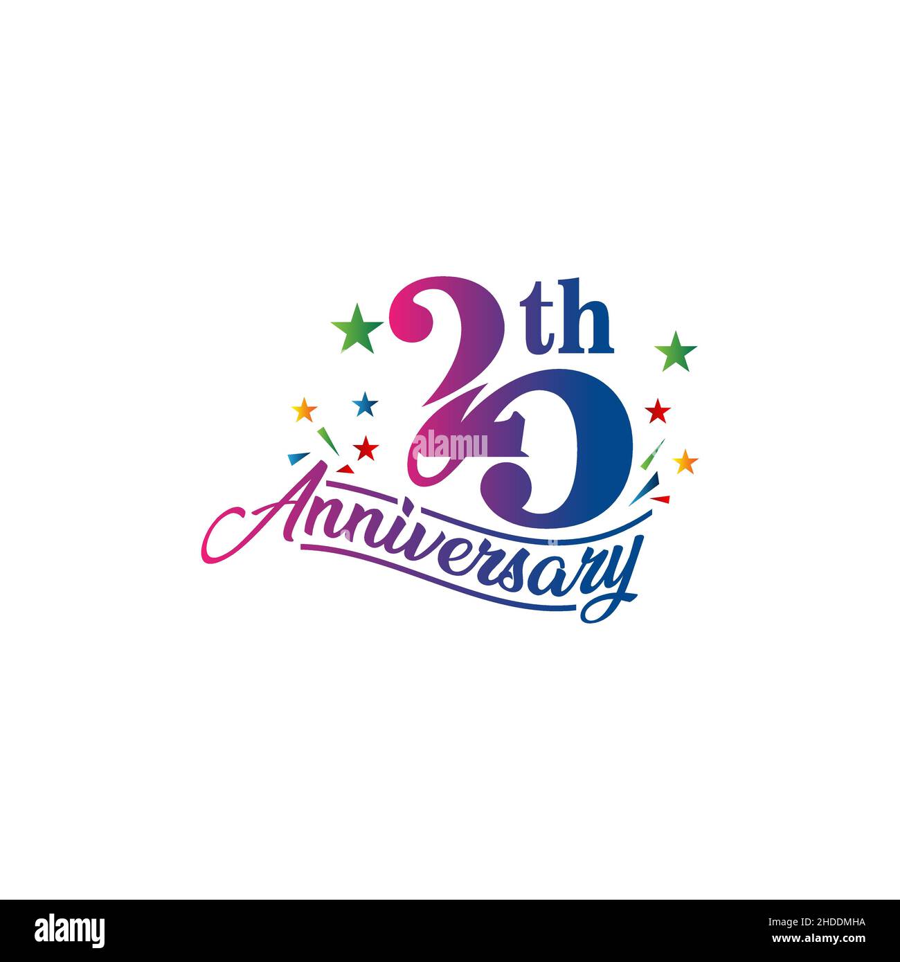 logotipo di celebrazione di 20 anni. Collezione logo 20th anniversario.EPS 10 Illustrazione Vettoriale
