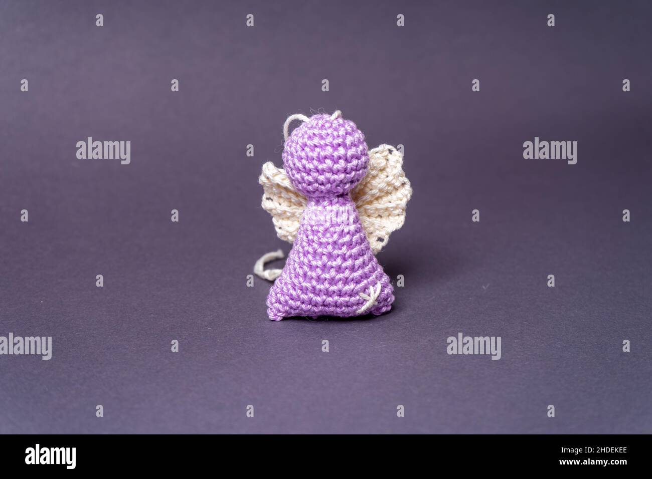 Angeli di Natale da Wool Baviera Germania Foto Stock