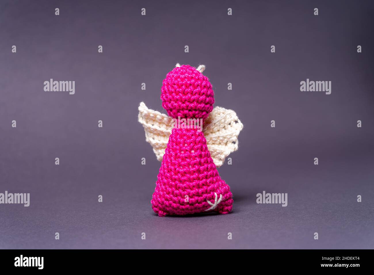 Angeli di Natale da Wool Baviera Germania Foto Stock