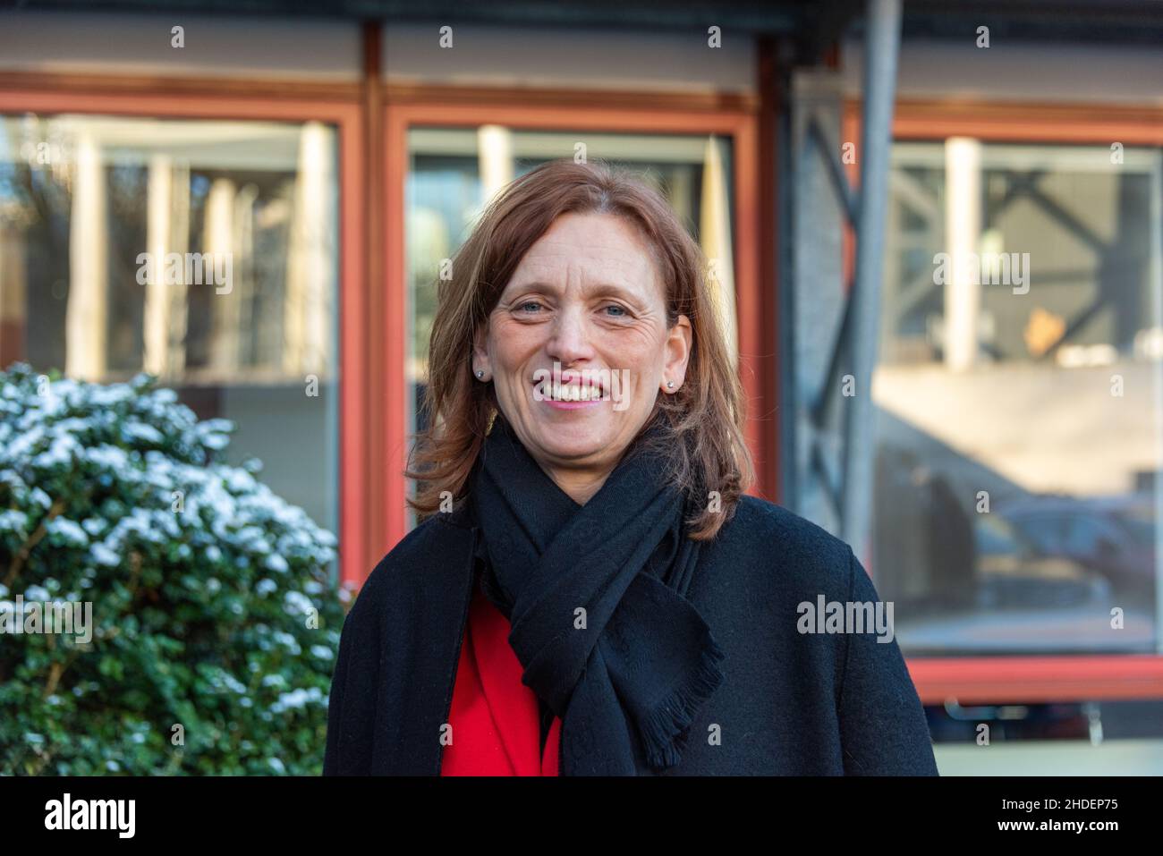 Kiel 6. Gennaio 2022, Bildungsministerium. Dichiarazione von Bildungsministerin Karin Prien zu zusätzlichen Corona Schutzmaßnahmen im Präsenzunterricht zum Foto Stock