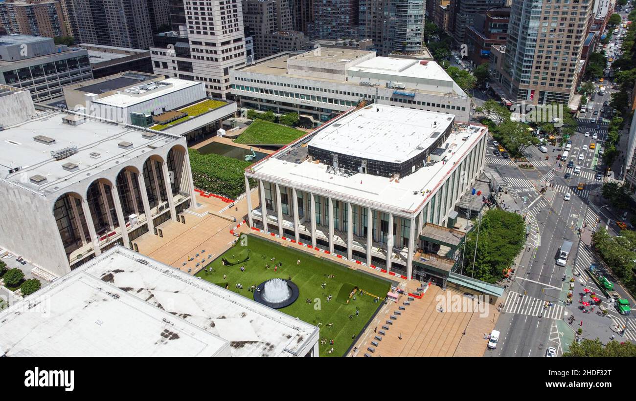 David Geffen Hall, Lincoln Center for the Performing Arts, Manhattan, New York City, NY Foto Stock