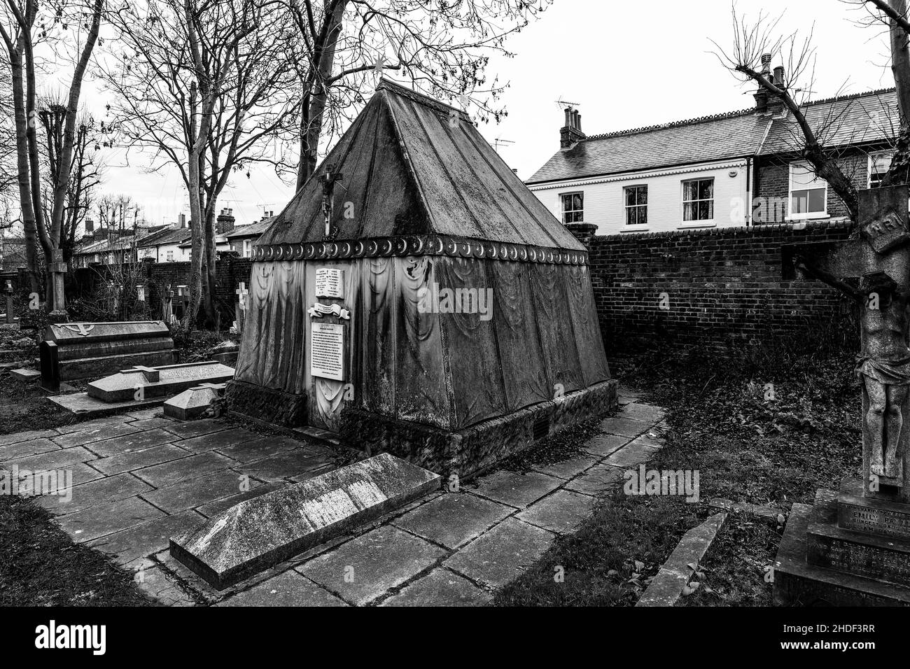 Tomba di Sir Richard Burton Foto Stock