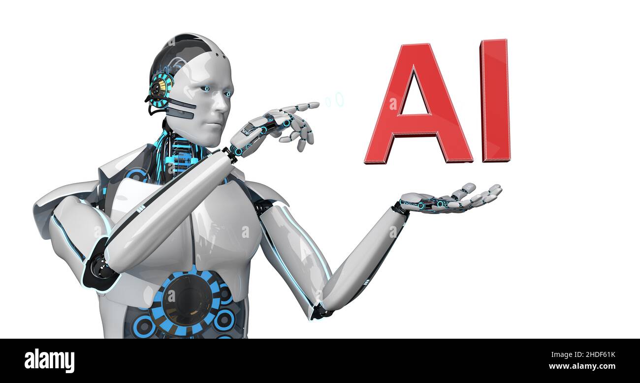 robot, intelligenza artificiale, ai, robot, intelligenze artificiali, cyborg Foto Stock