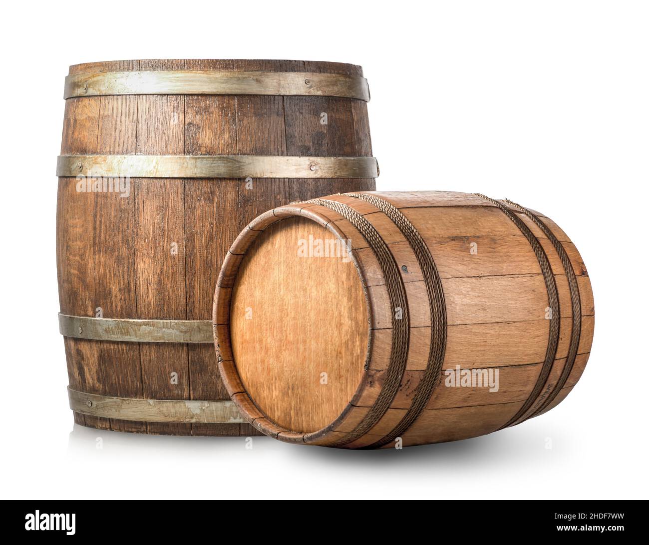 rovere, botte di vino, querce, botti di vino Foto Stock