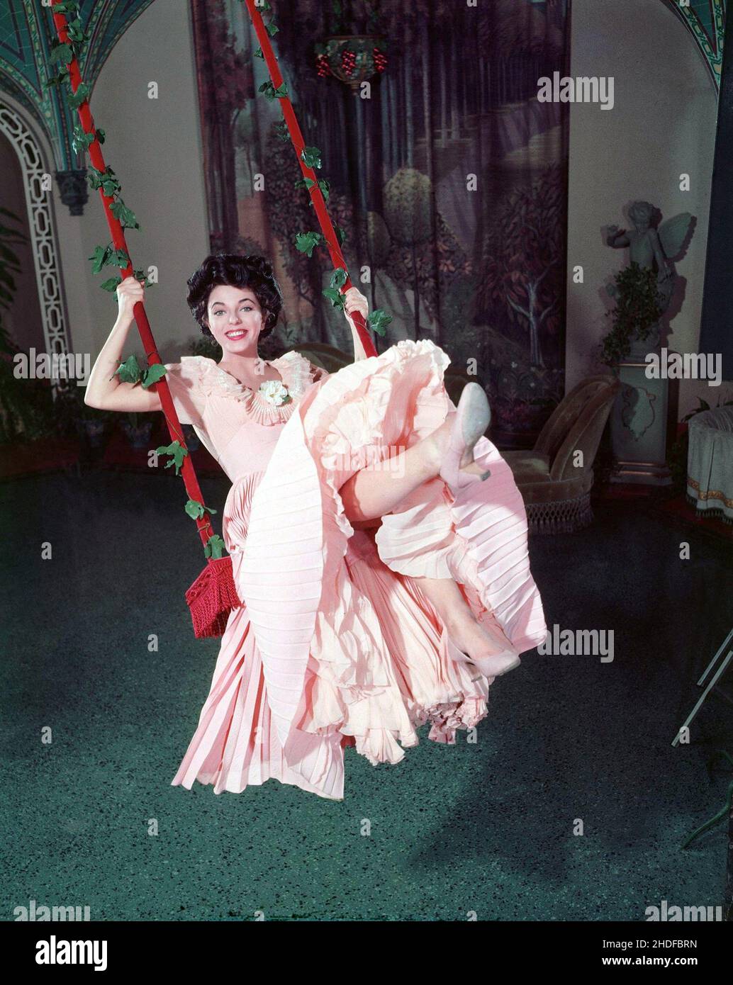 The Girl in the Red Velvet Swing anno : 1955 - USA Joan Collins Direttore : Richard Fleischer Foto Stock
