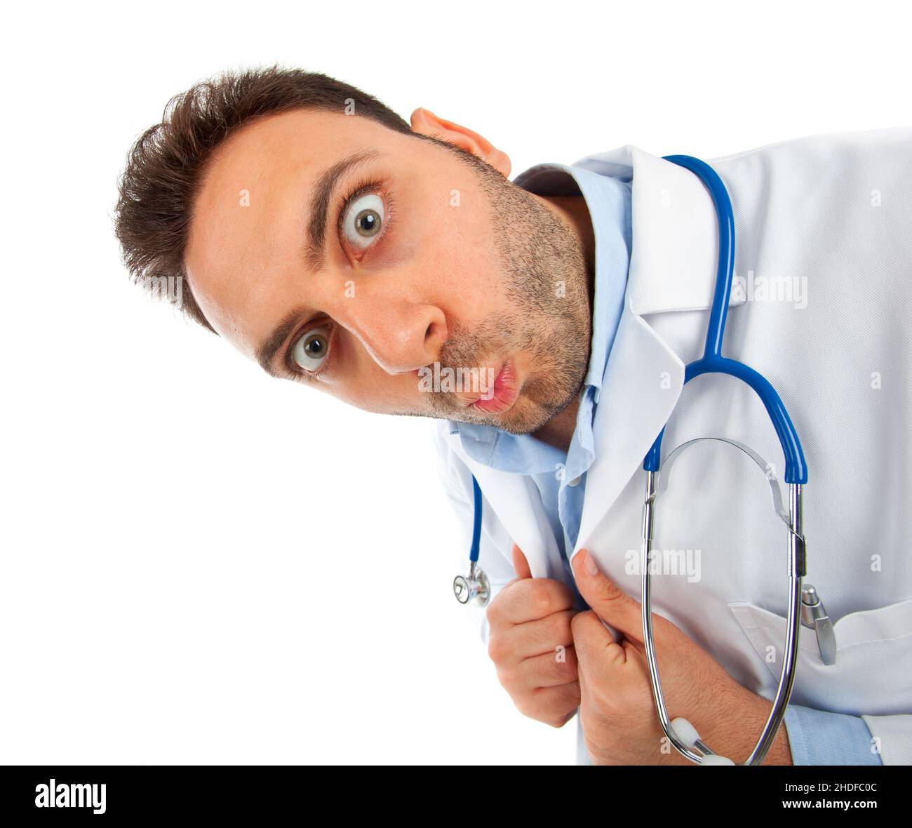 divertente, medico, grimace, funnies, medici, grimaces Foto Stock