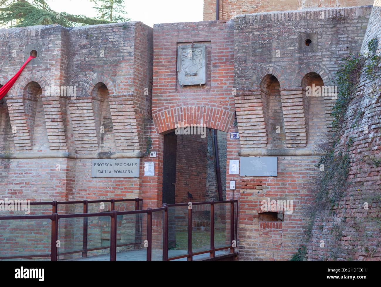 fortezza, dozza, rocca sforzesca Foto Stock