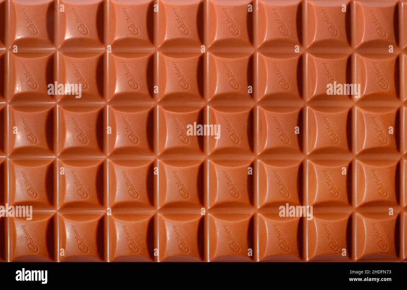 bar al cioccolato al latte di cadbury Foto Stock