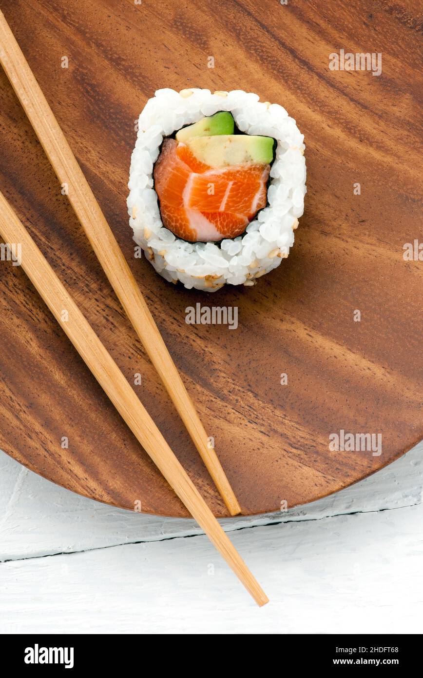 sushi, salmone, panini, sushi, salmoni Foto Stock