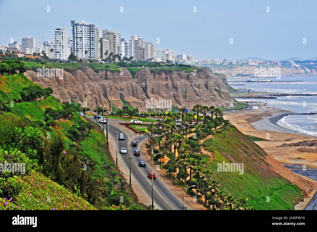 Costa Verde, Mirafloes, Lima, Perù Foto Stock