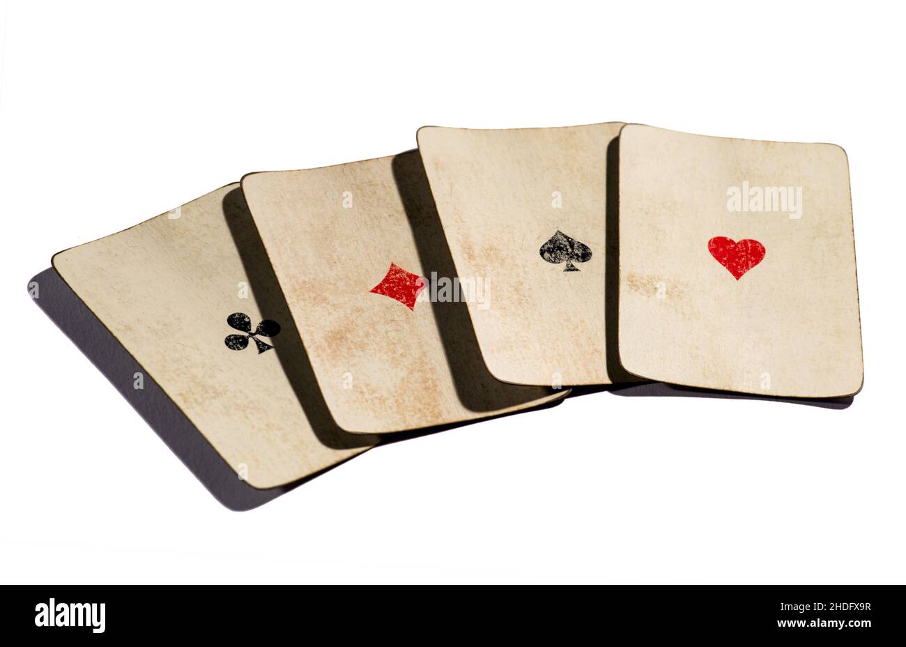 carte, gioco d'azzardo, vintage, carta, stampa vintage, annate Foto Stock