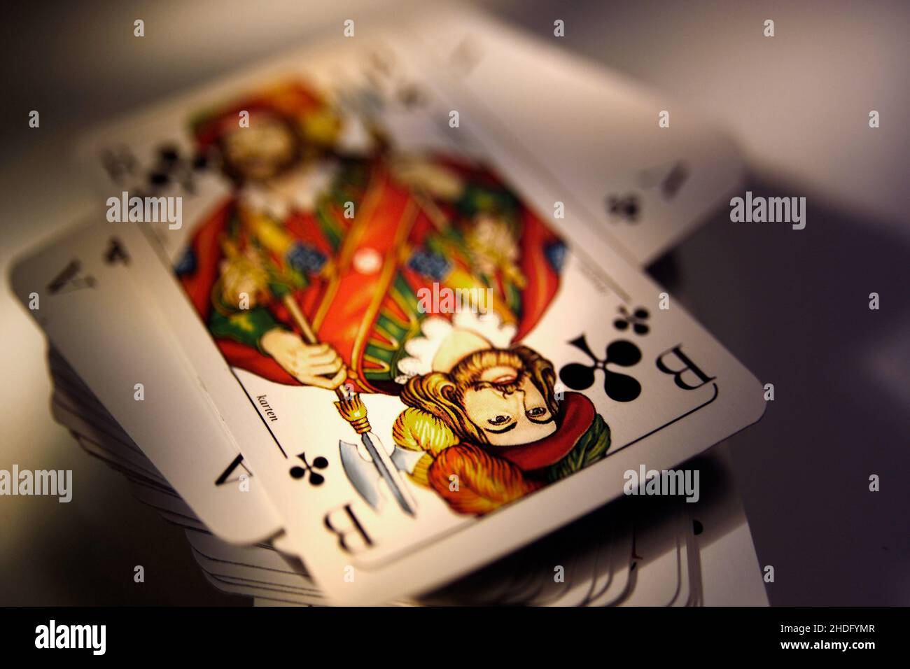 carta da gioco, gioco di carte, cross jack, carte da gioco, giochi di carte, schede Foto Stock