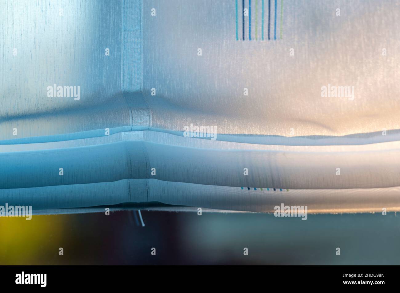 finestra, tenda, tendina avvolgibile, finestre, tende, drappo Foto Stock