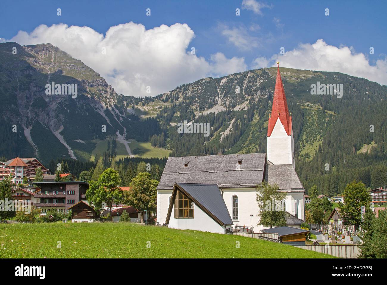 berwang, san giacomo, berwangs Foto Stock