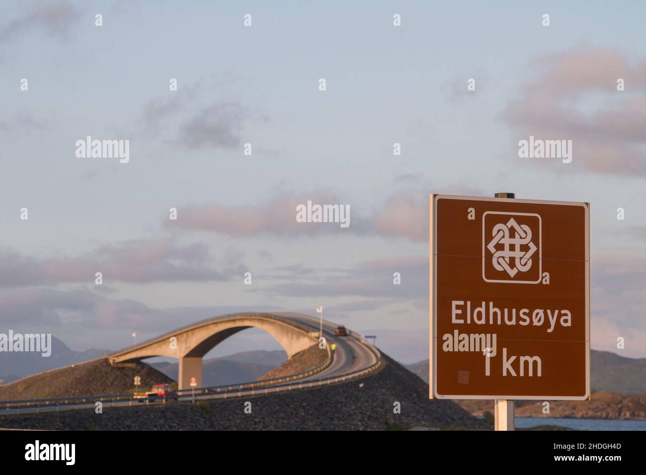 ponte, strada, atlanterhavsveien, ponti, strade, strada, strade, atlanterhavsveiens Foto Stock