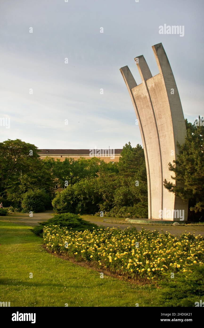 memoriale, monumento agli ascensori di berlino, memoriali Foto Stock