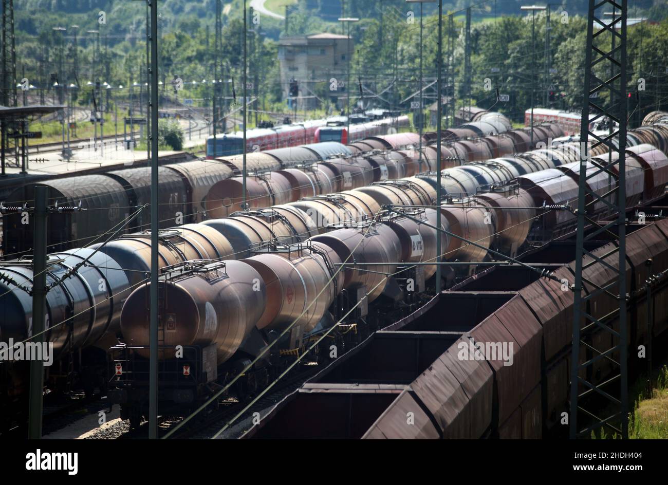 trasporto merci, carro merci, trasporto merci, trasporto merci, carri merci Foto Stock