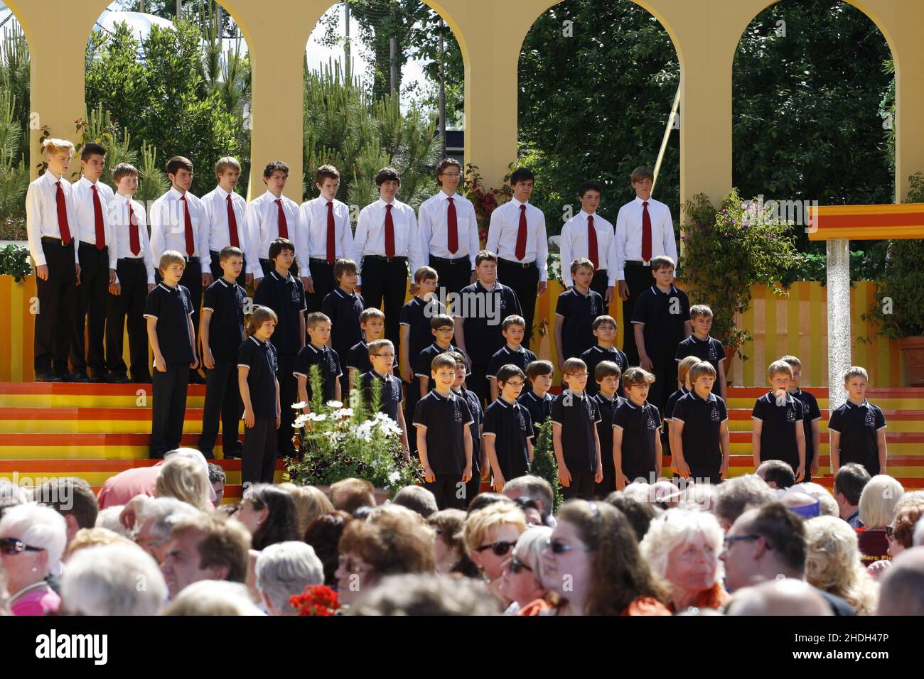 musica folk, coro, coro della cattedrale di regensburger, musica folk, musica folk, cori Foto Stock