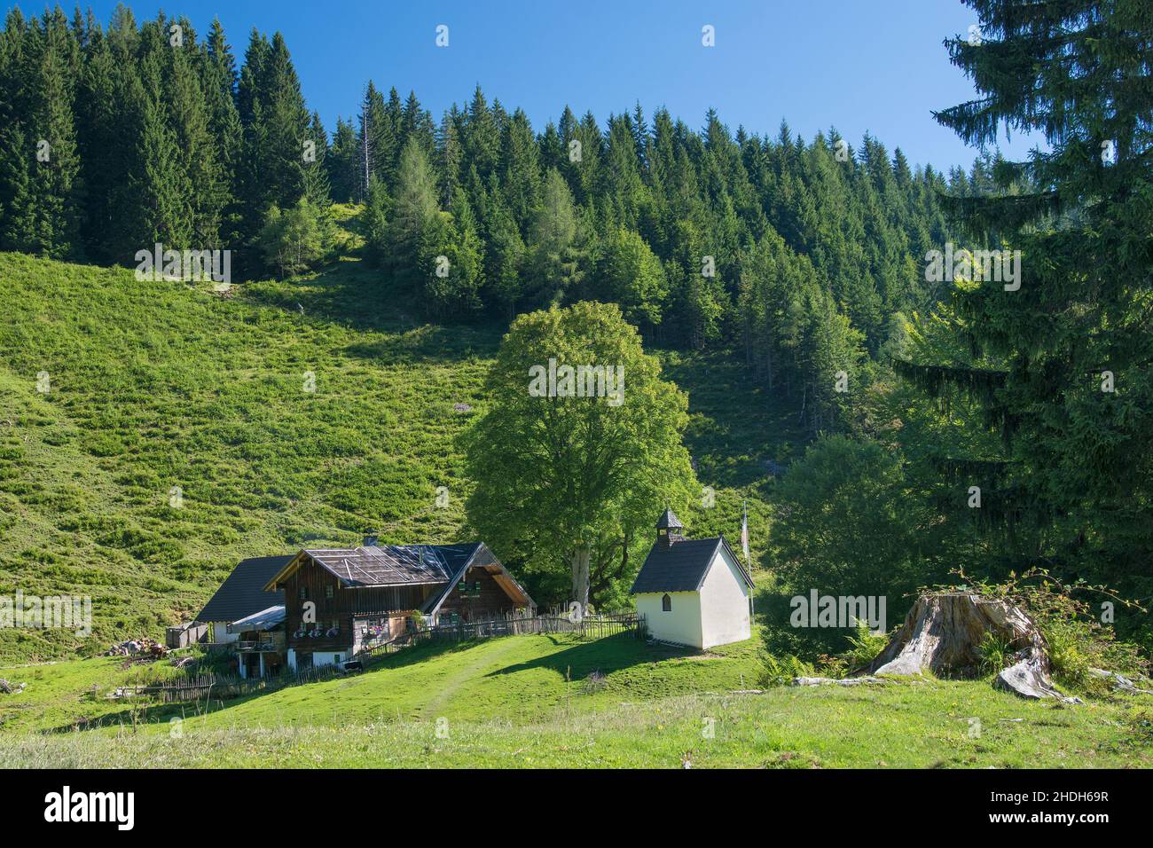 cappella, alp, berchtesgadener terra, piding, cappelle, alpi, berchtesgadener terre Foto Stock