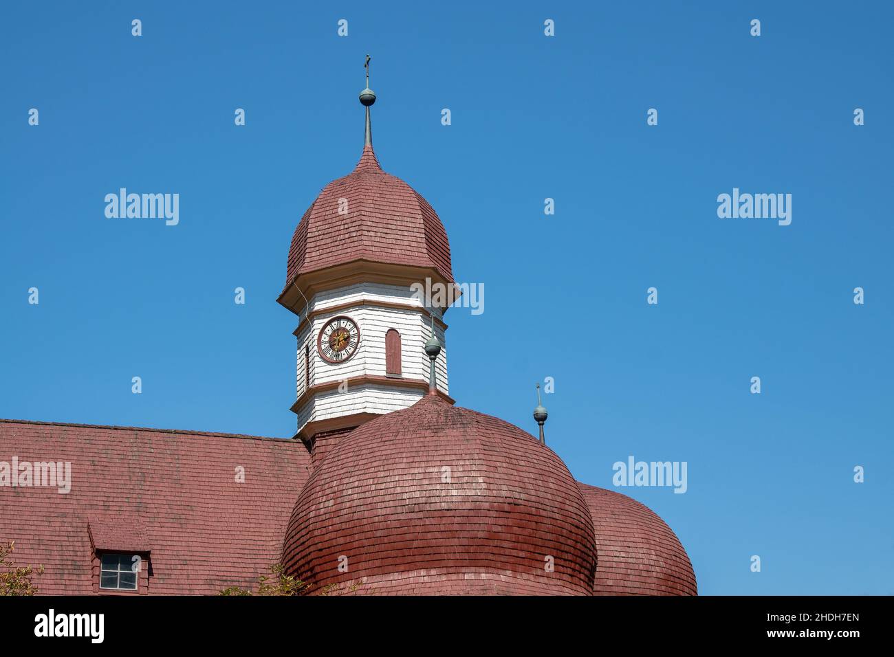 san bartolomeo, cupola di cipolla, san bartolomeo, cupole di cipolla Foto Stock