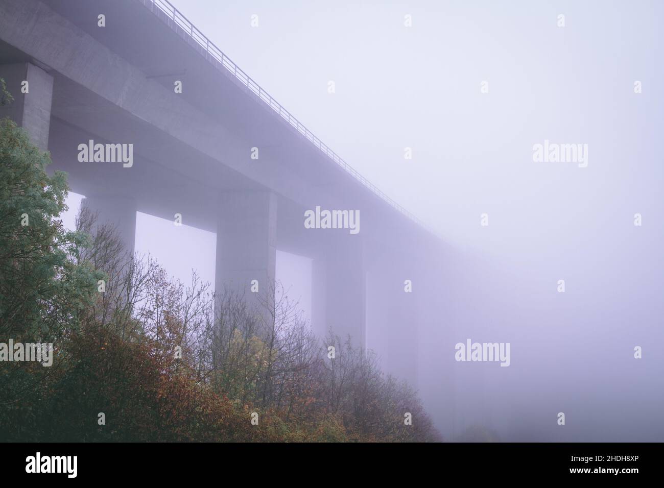 Autobahnbrücke Fell, Germania Foto Stock