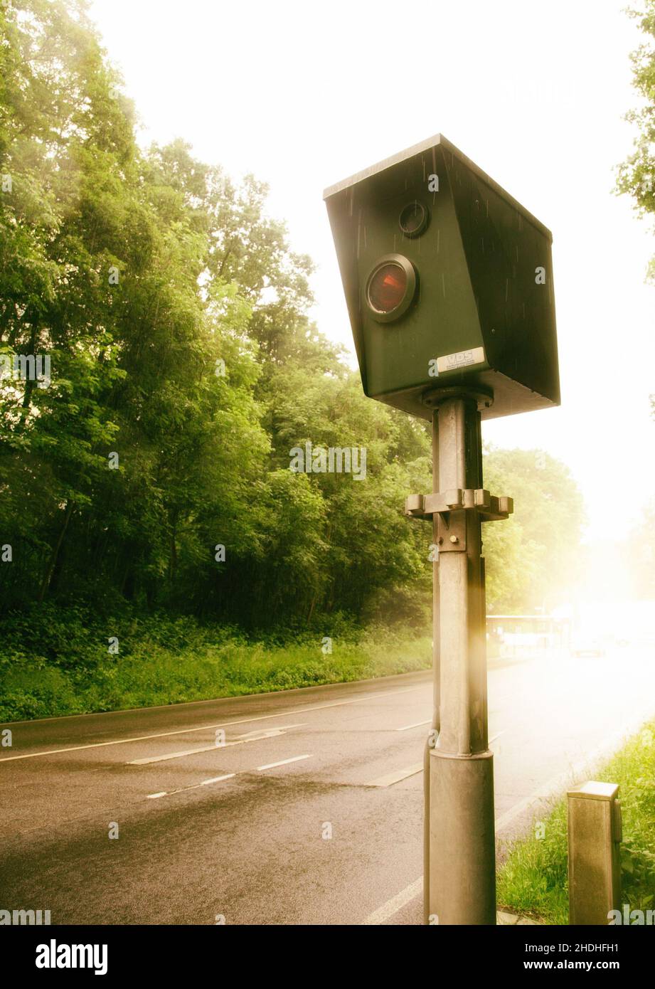 controllo del traffico, autovelox, monitoraggio della velocità, controlli del traffico, autovelox Foto Stock