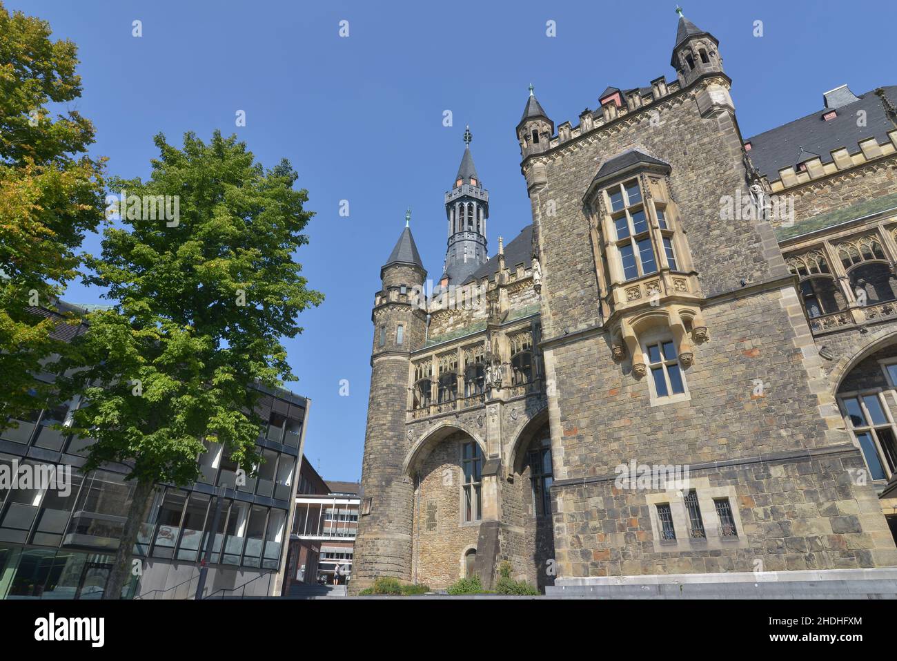 aquisgrana, municipio, aquisgrana, municipio Foto Stock